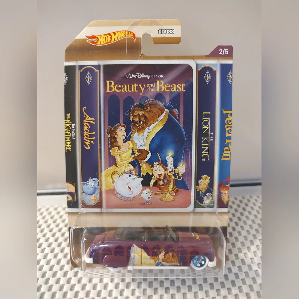 Beauty and the Beast '49 Merc Walt Disney Classic Hot Wheels NWT Car Convertible